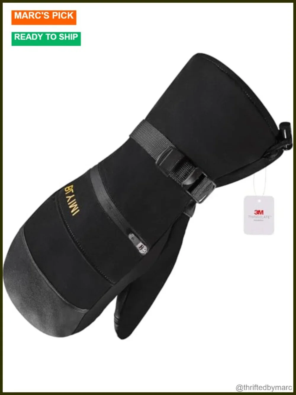 Thermal Insulated Waterproof Ski Mittens with Touchscreen, Unisex